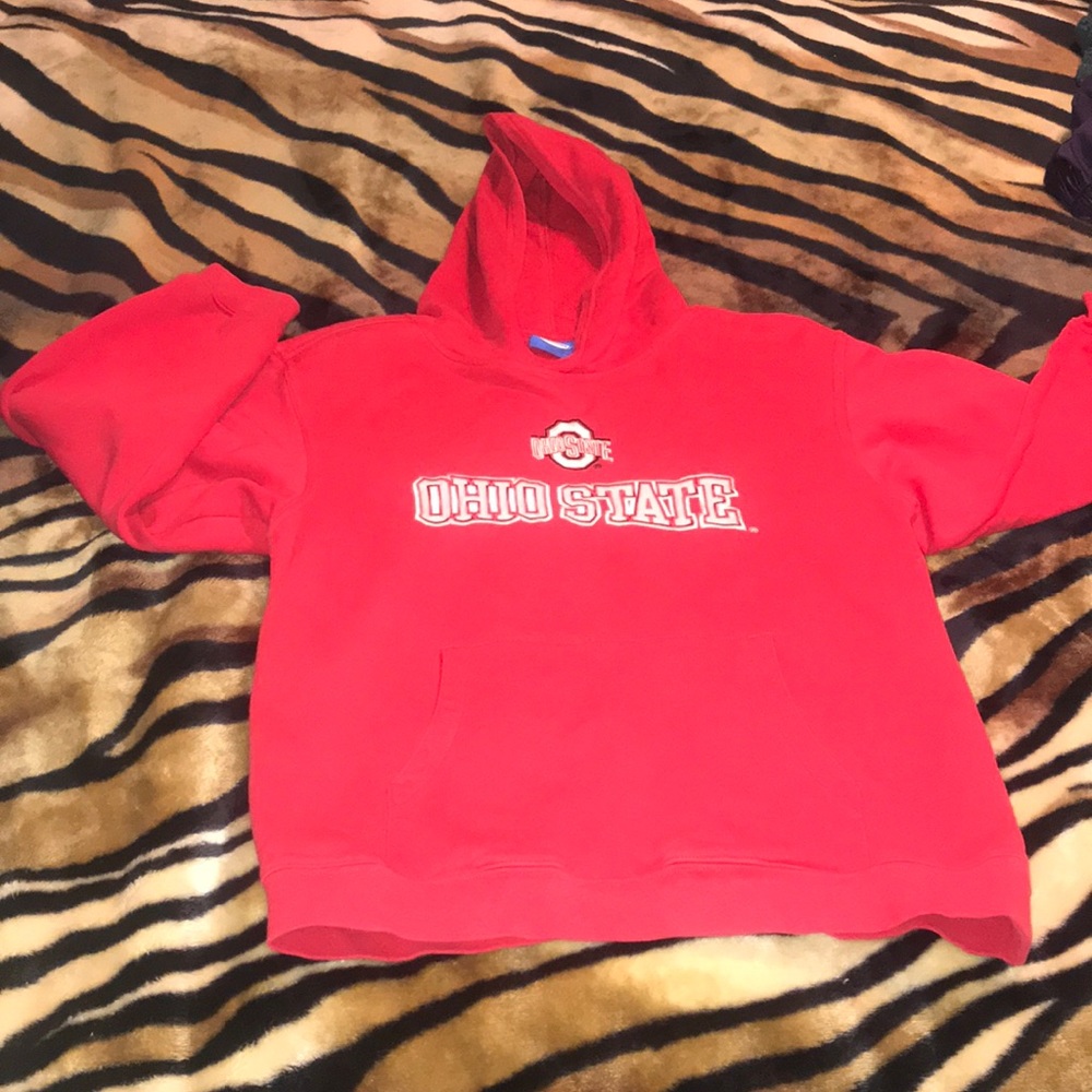 Red hoodie